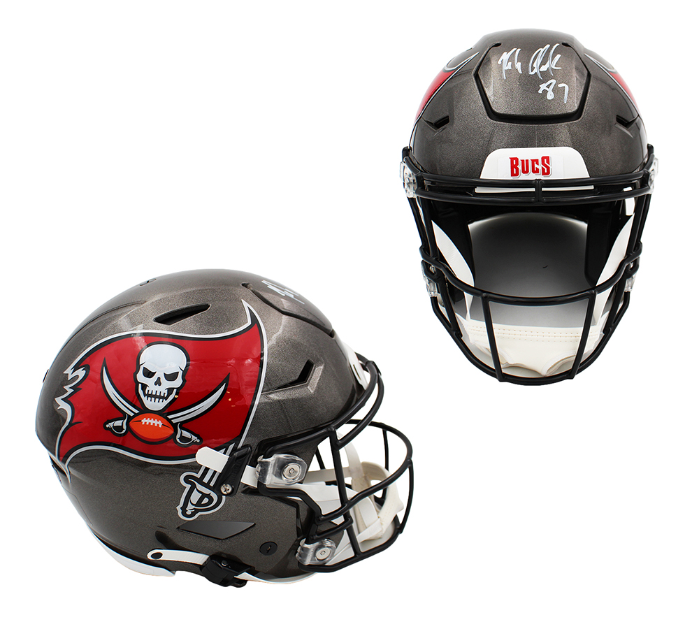 15950 Rob Gronkowski Signed Tampa Bay Buccaneers Speed Flex Authentic NFL Helmet