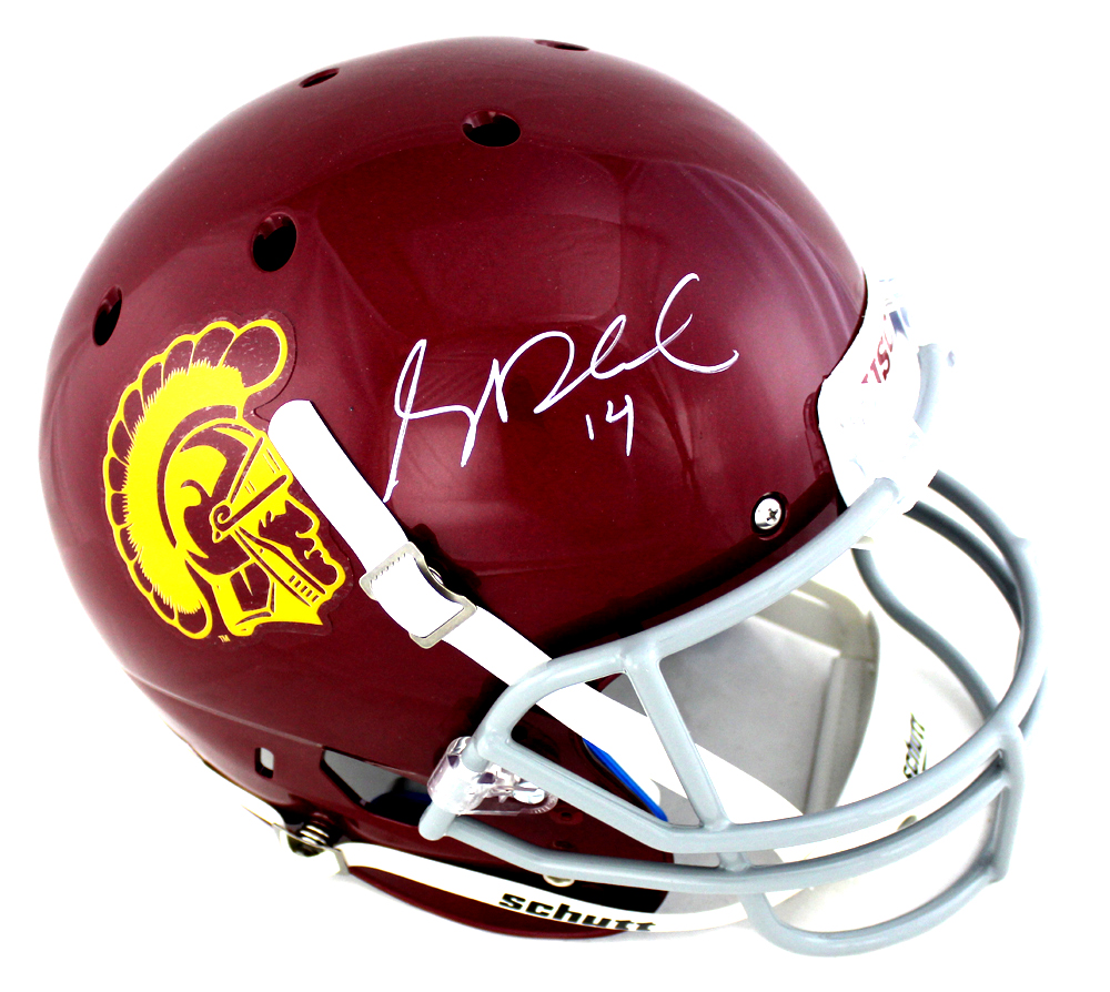 10351 Sam Darnold Signed USC Trojans Schutt Full Size NCAA Helmet
