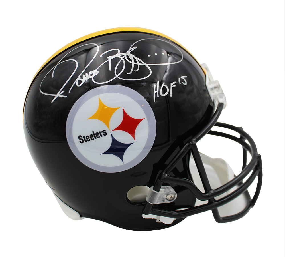 Jerome Bettis Signed Steelers Full-Size Authentic On-Field Custom Speed  Helmet (Radtke)