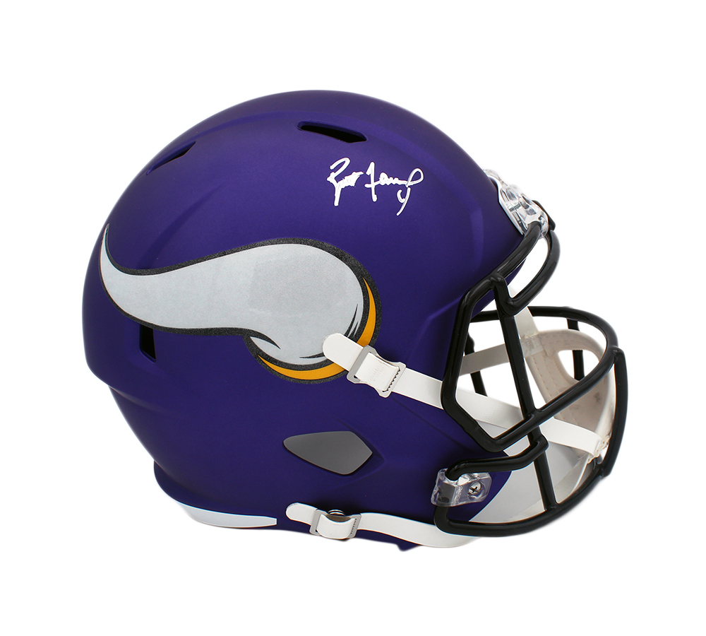 10266 Brett Favre Signed Minnesota Vikings Speed Full Size NFL Helmet -  Radtke Sports