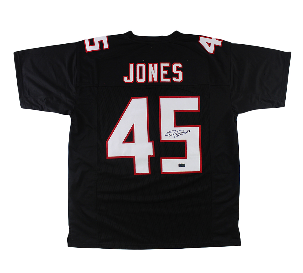 Picture of Radtke Sports 10283 Deion Jones Signed Atlanta Custom Jersey&#44; Black
