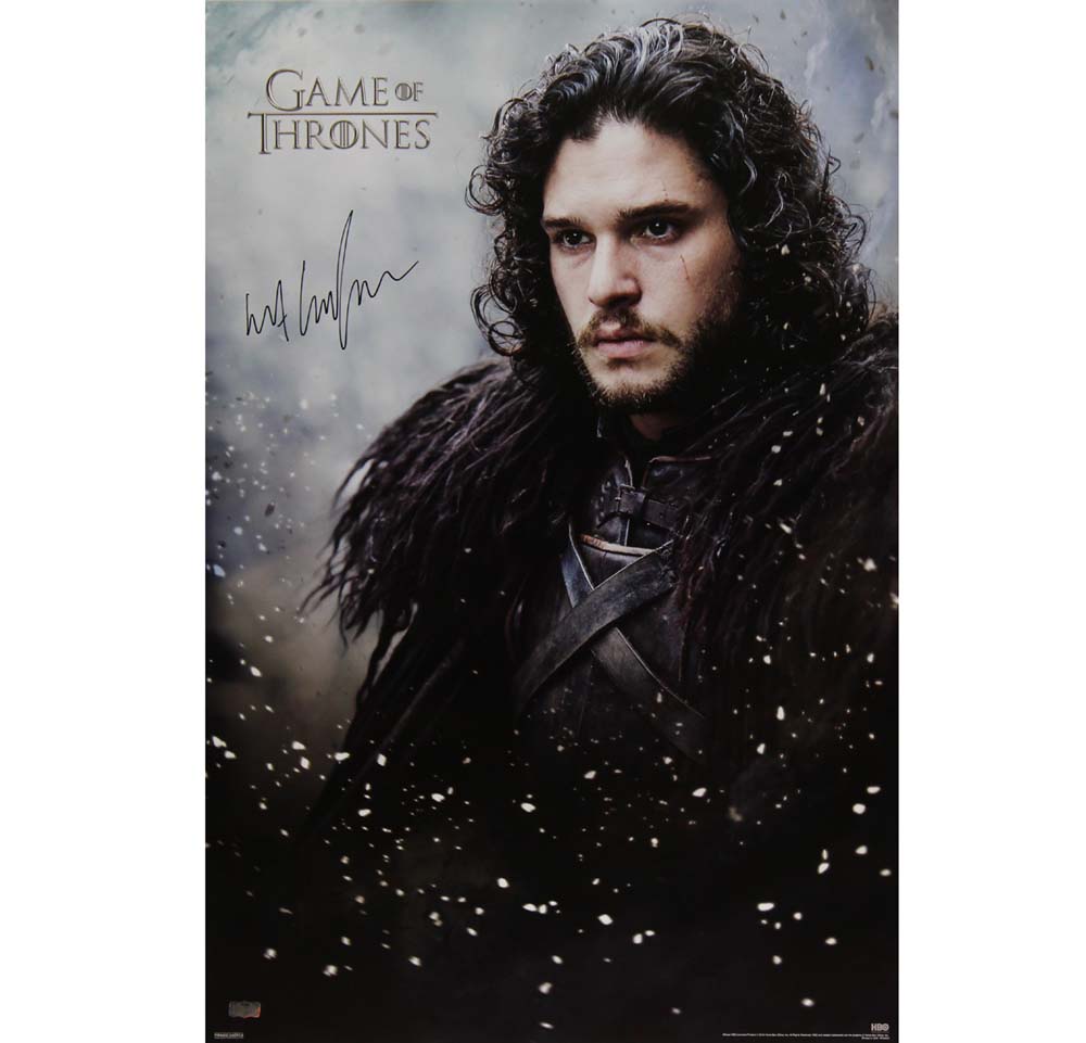 Picture of Radtke Sports 12065 Kit Harington Signed Game of Thrones Unframed 24 x 36 in. Poster - Jon Snow
