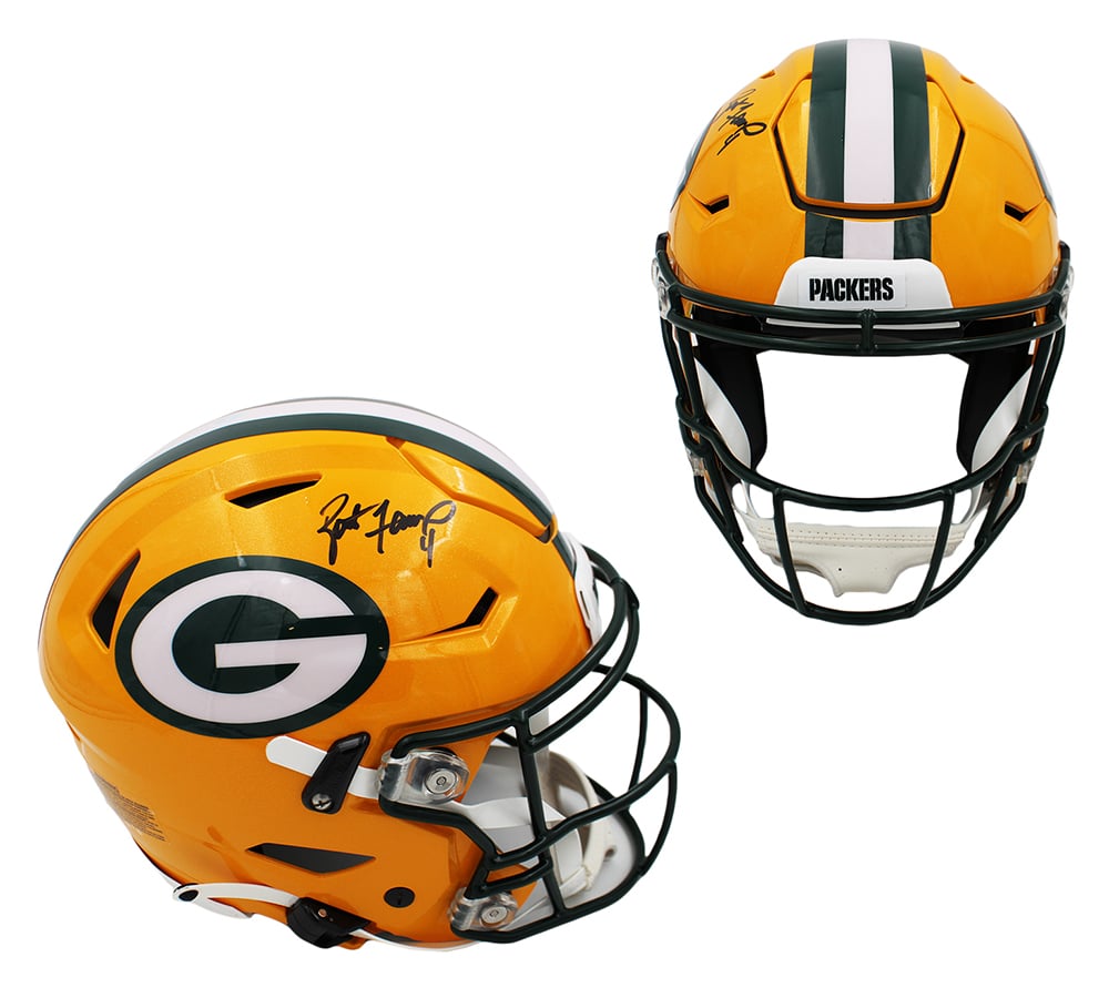 12821 Brett Favre Signed Green Bay Packers Speed Flex Authentic NFL Helmet