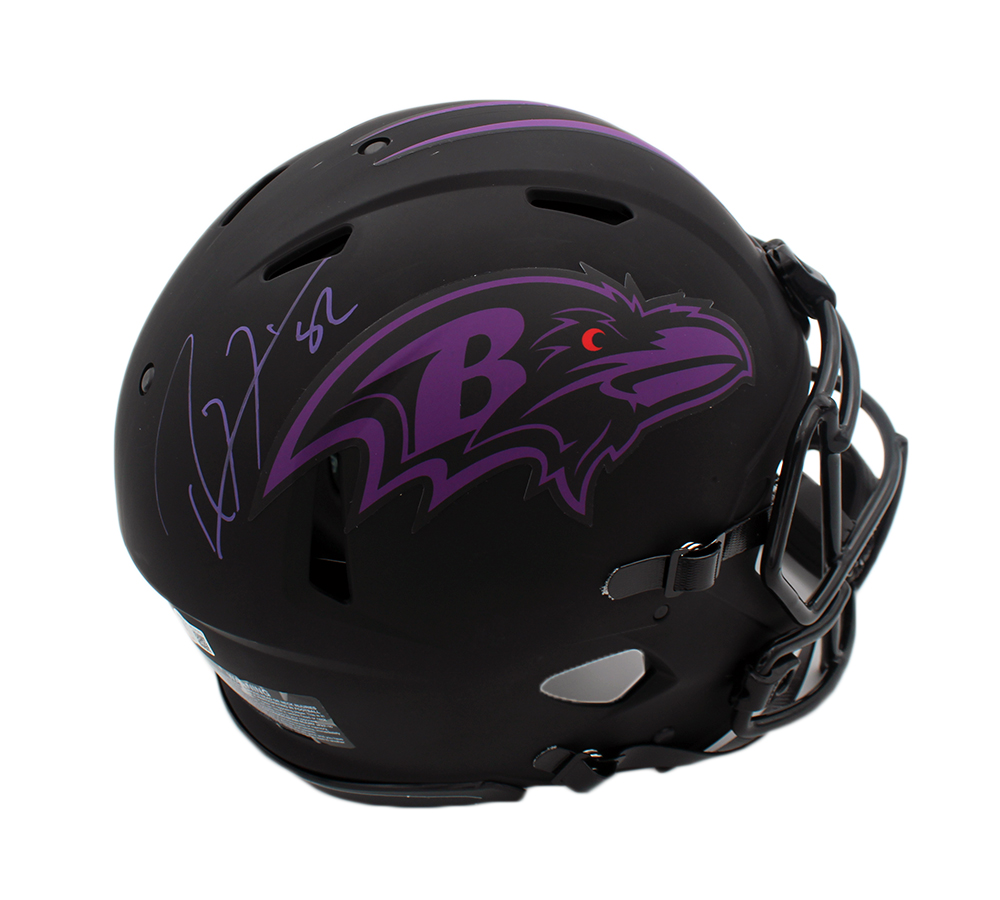 15763 Ray Lewis Signed Baltimore Ravens Speed Authentic Eclipse NFL Helmet