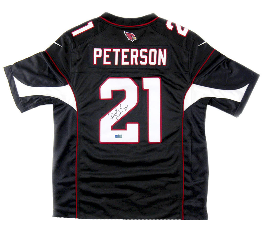 Picture of Radtke Sports 11971 Patrick Peterson Signed Arizona Cardinals Nike Jersey&#44; Black