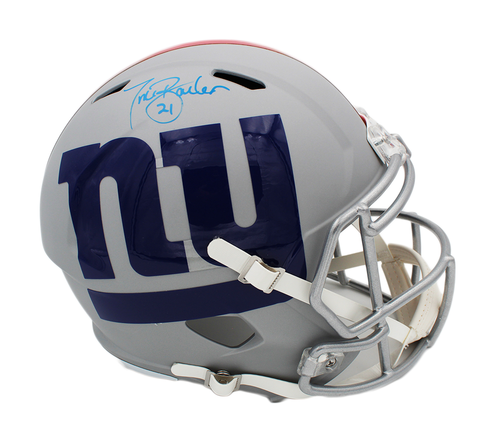 Tiki Barber Signed Giants Speed Mini Helmet (Radtke)