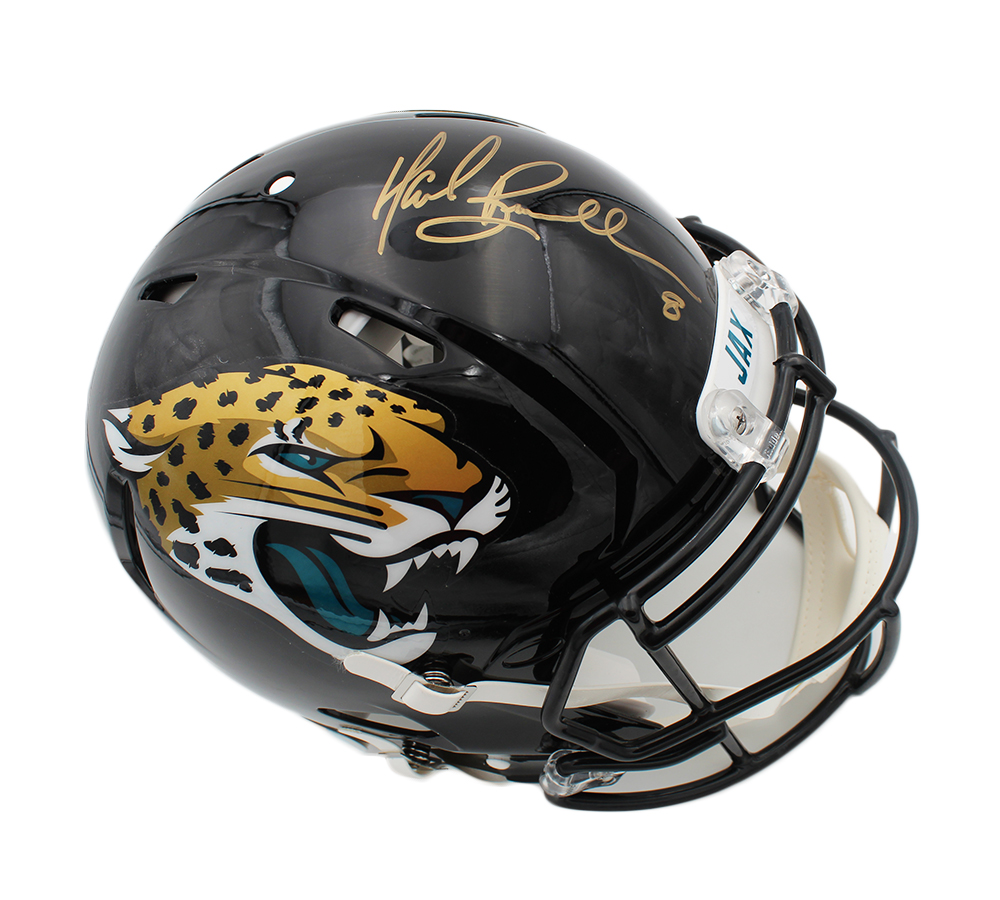 14698 Mark Brunell Signed Jacksonville Jaguars Speed Authentic NFL Helmet