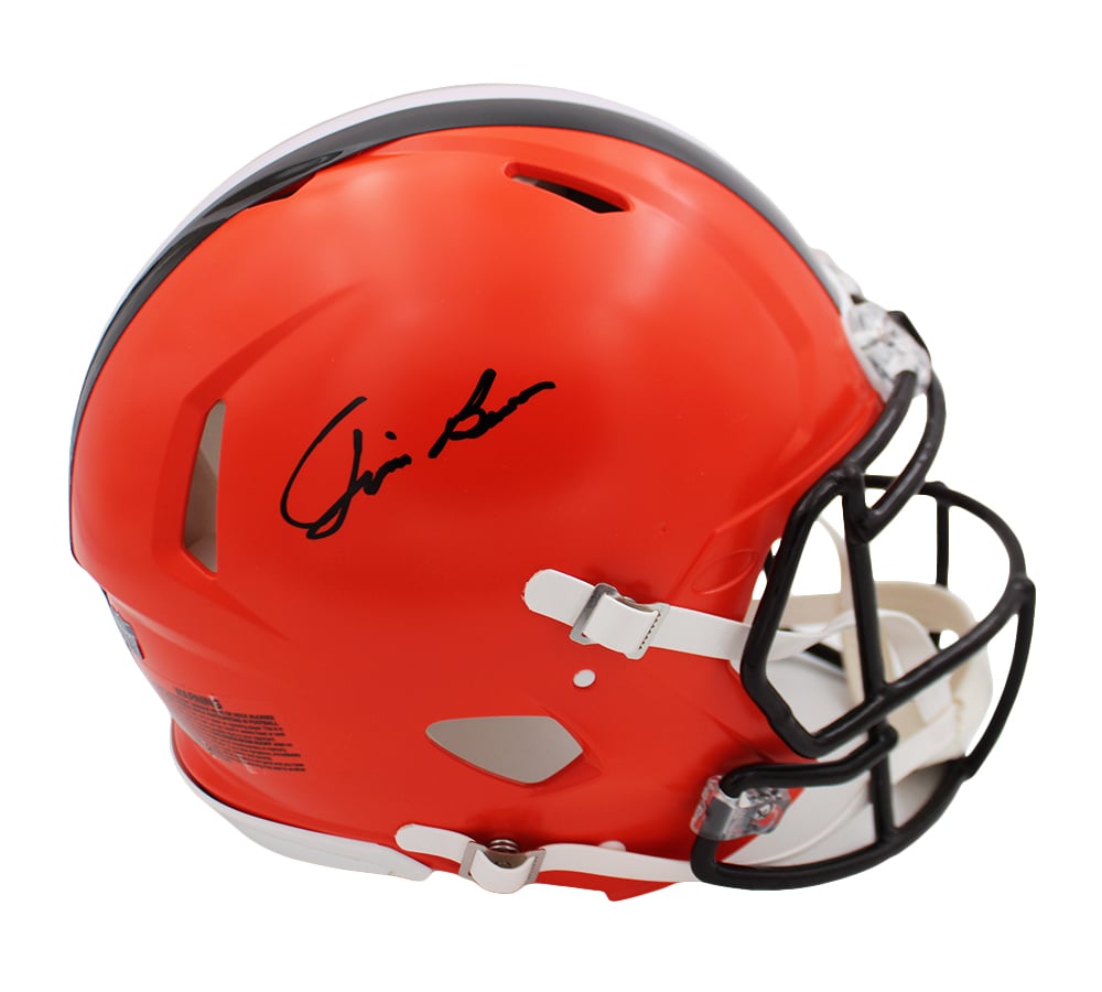 19856 Jim Brown Signed Cleveland Browns Speed Authentic NFL Helmet