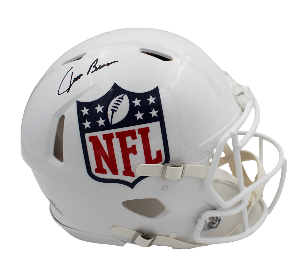 19857 Jim Brown Signed NFL Shield Speed Authentic Helmet