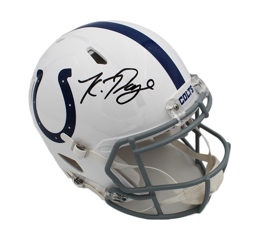 21086 Kwity Paye Signed Indianapolis Colts Speed Authentic NFL Helmet