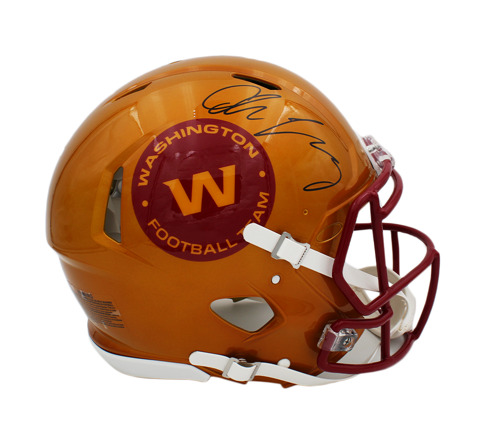 21092 Chase Young Signed Washington Football Team Speed Authentic Flash NFL Helmet