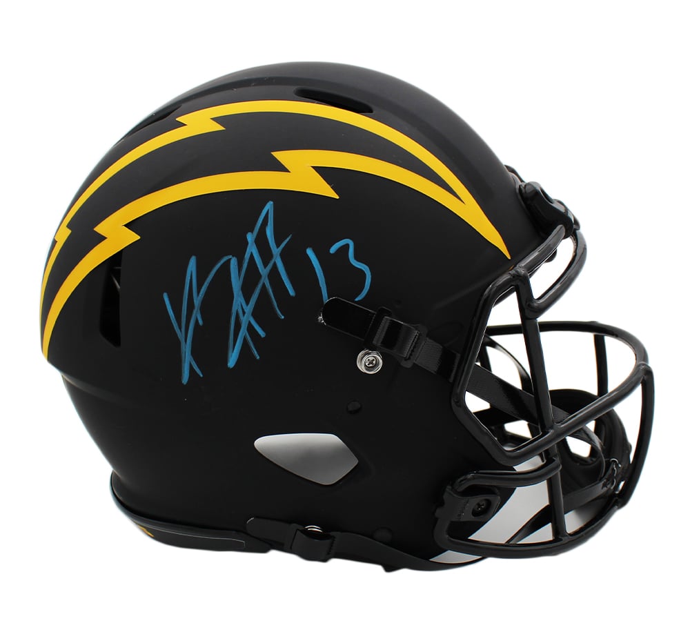 17290 Keenan Allen Signed Los Angeles Chargers Speed Authentic Eclipse NFL Helmet