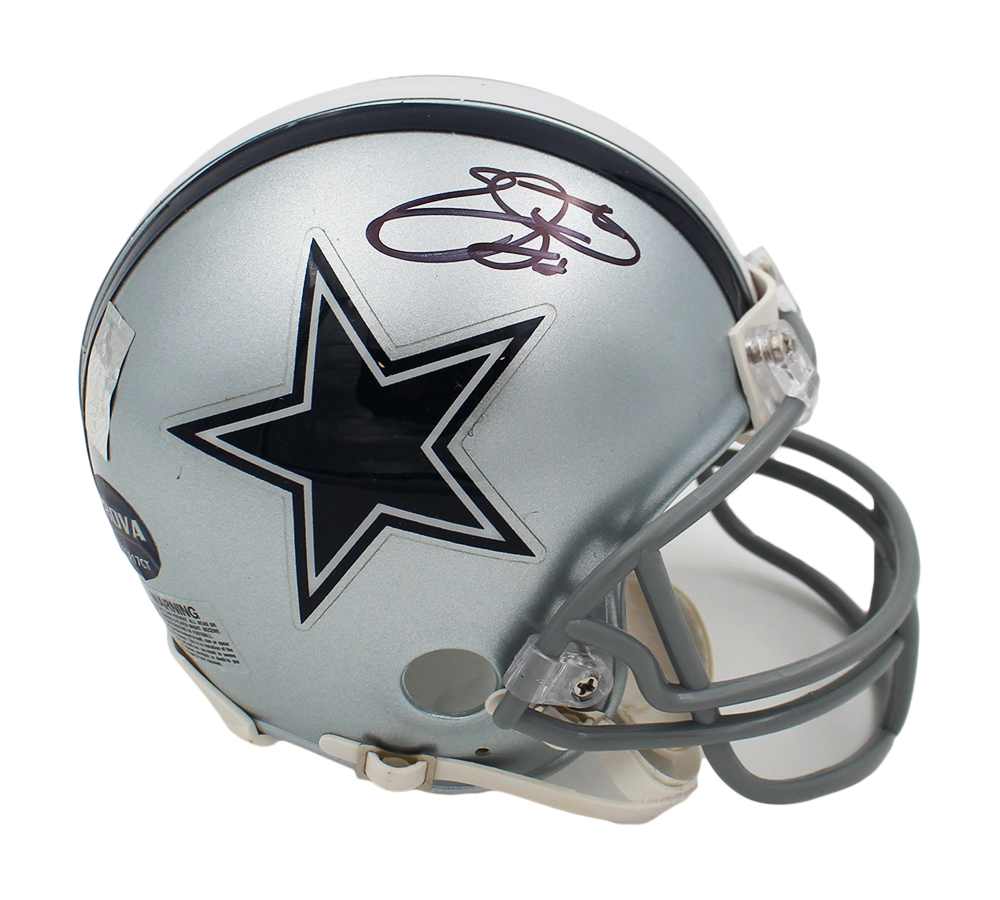 1860 NFL Dallas Cowboys Emmitt Smith Signed Mini Helmet