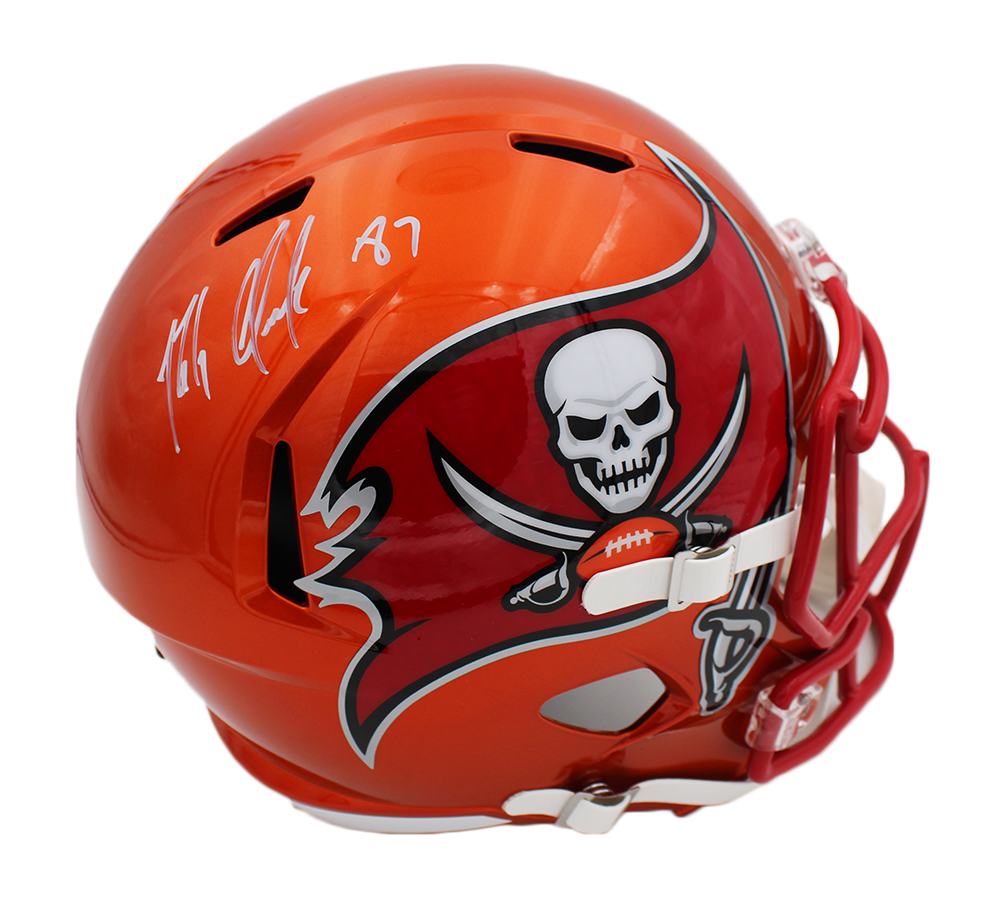 20287 NFL Tampa Bay Buccaneers Rob Gronkowski Signed Speed Flash Helmet - Full Size