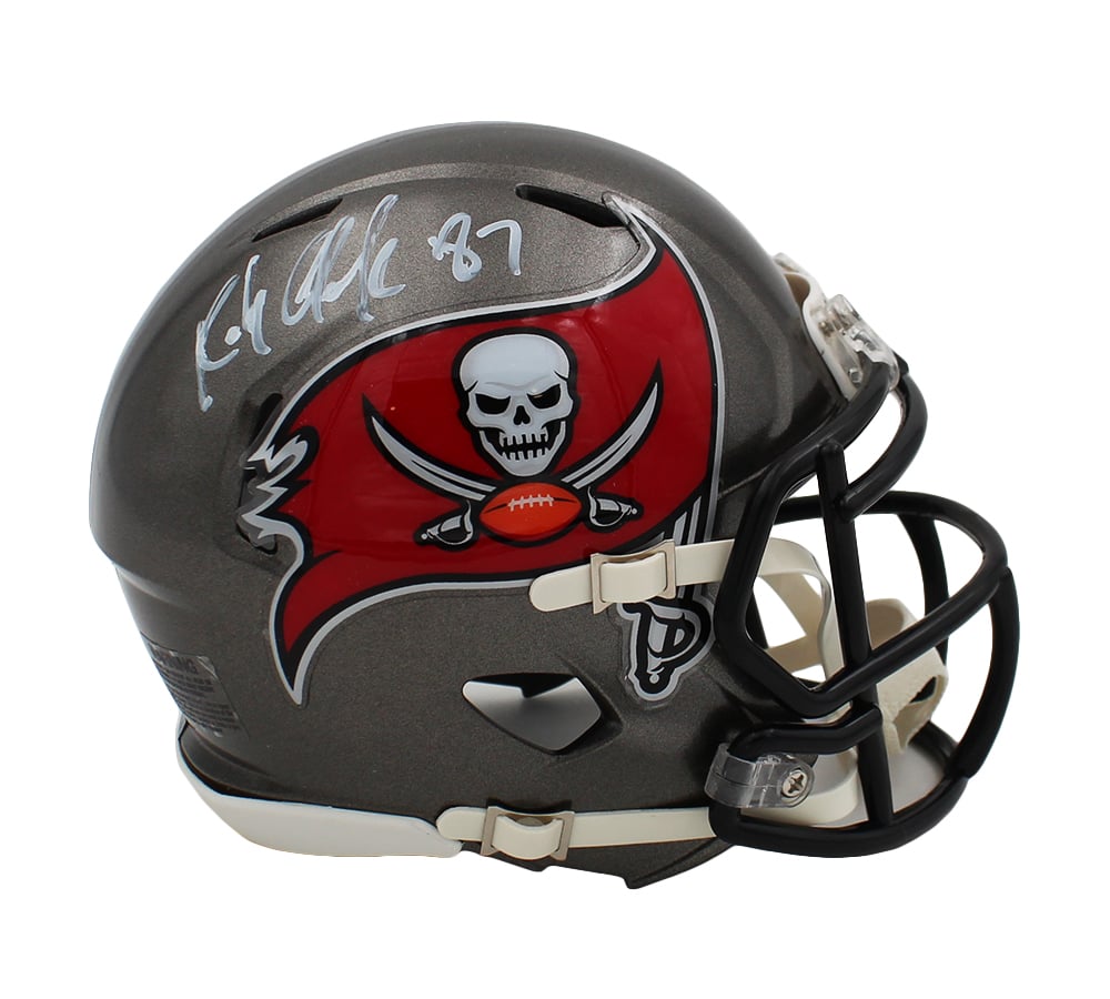 20298 NFL Tampa Bay Buccaneers Rob Gronkowski Signed Speed Mini Helmet