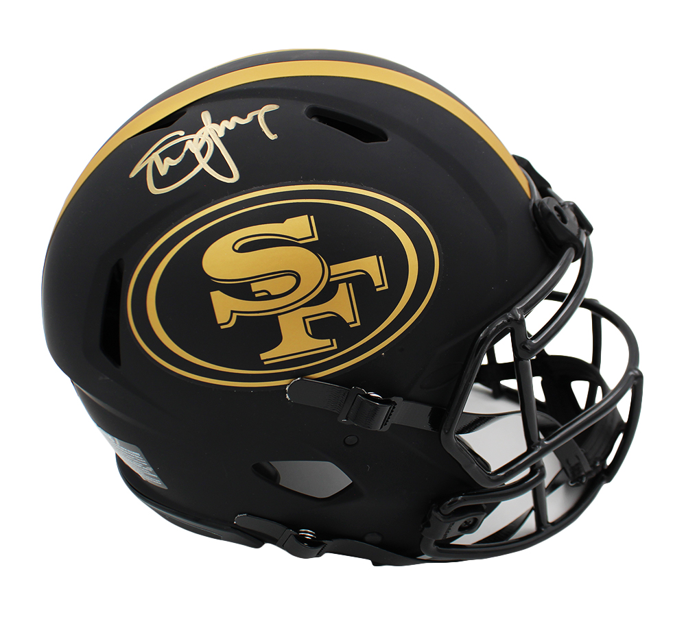 16552 NFL San Francisco 49ers Steve Young Signed Speed Authentic Eclipse Helmet