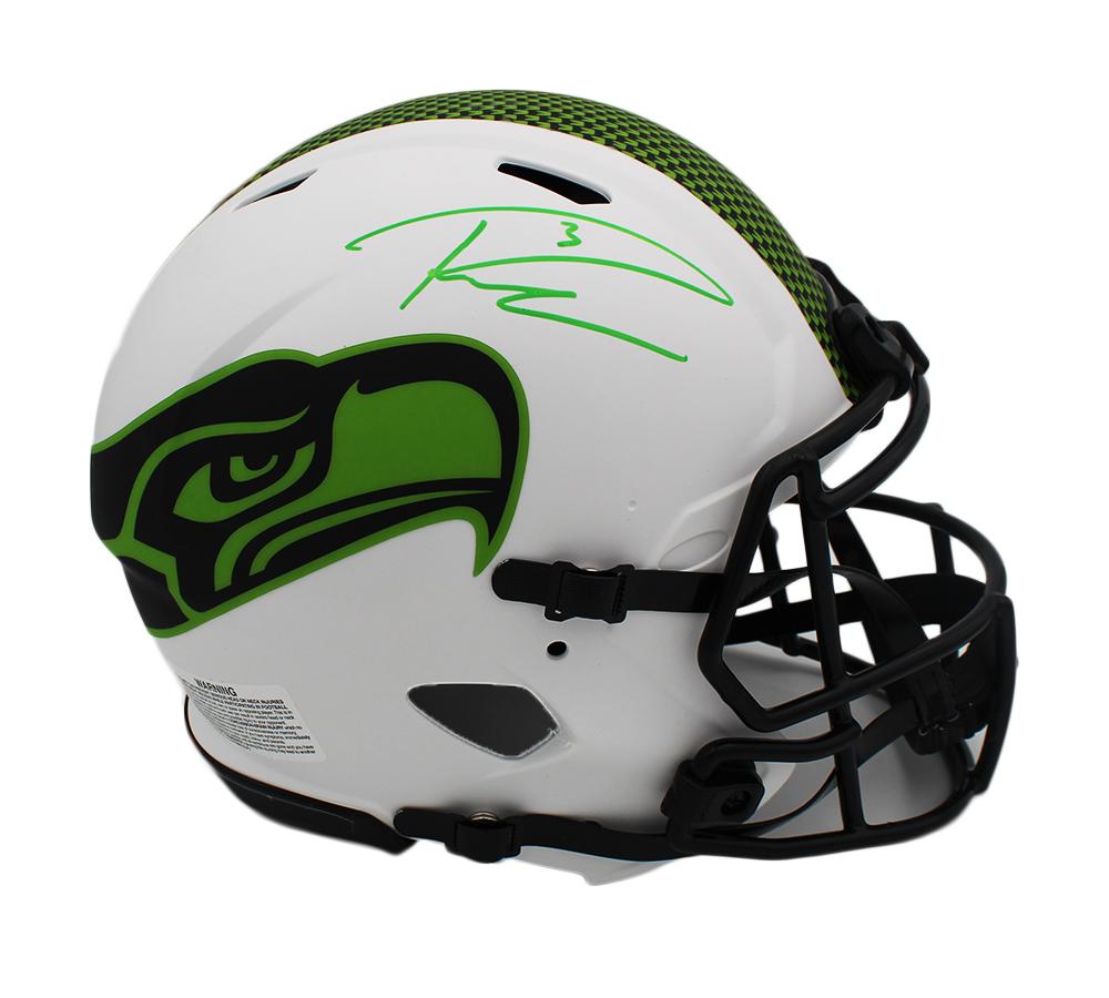 19571 NFL Seattle Seahawks Russell Wilson Signed Speed Authentic Lunar Helmet