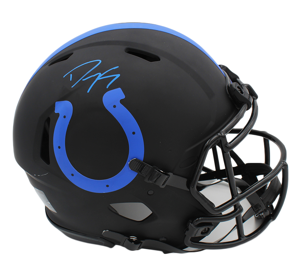 17075 NFL Indianapolis Colts Dwight Freeney Signed Speed Authentic Eclipse Helmet