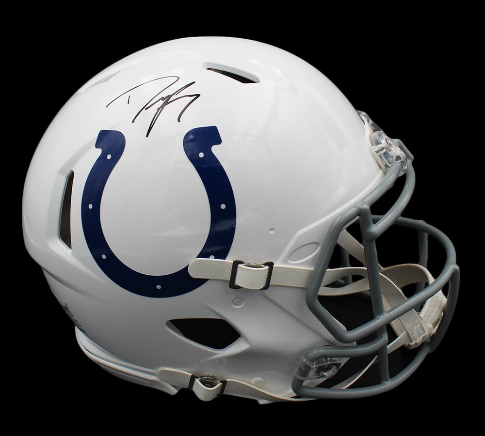 17125 NFL Indianapolis Colts Dwight Freeney Signed Current Authentic Helmet