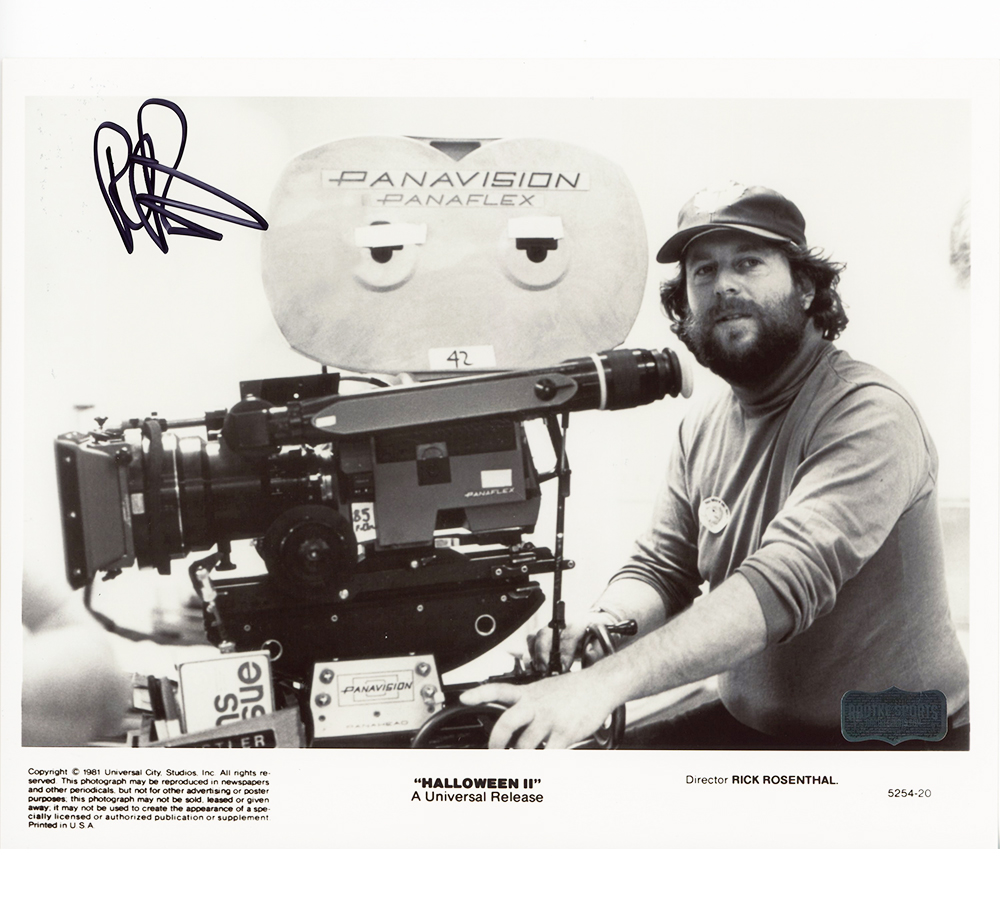 16955 8 x 10 in. Rick Rosenthal Signed Halloween 2 Unframed Photo with Camera -  Radtke Sports