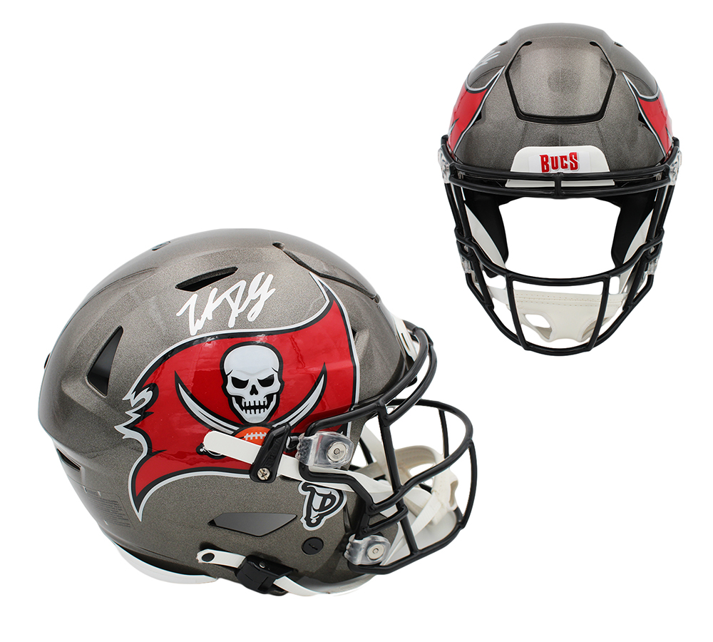 18845 Trent Dilfer Signed Tampa Bay Buccaneers Speed Flex Authentic NFL Helmet