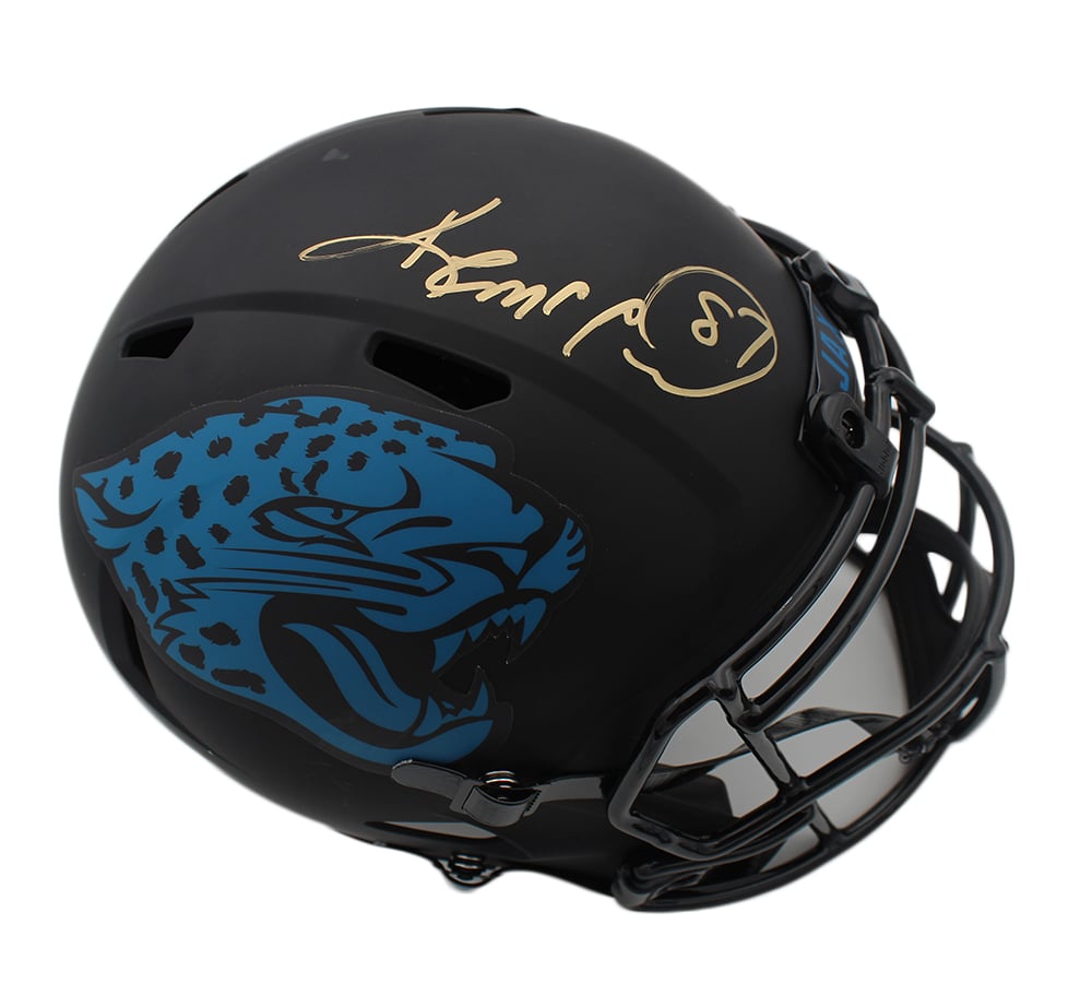 19366 Keenan McCardell Signed Jacksonville Jaguar Speed Full Size Eclipse NFL Helmet
