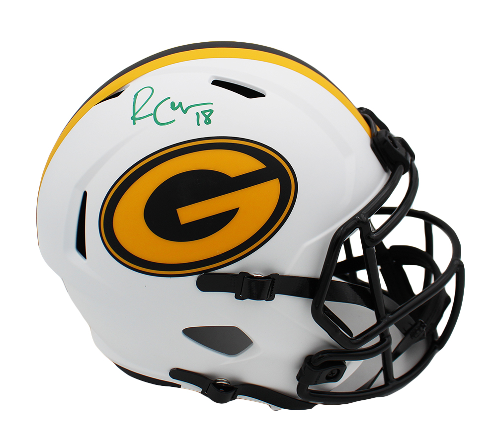 20028 Randall Cobb Signed Green Bay Packers Speed Full Size Lunar NFL Helmet