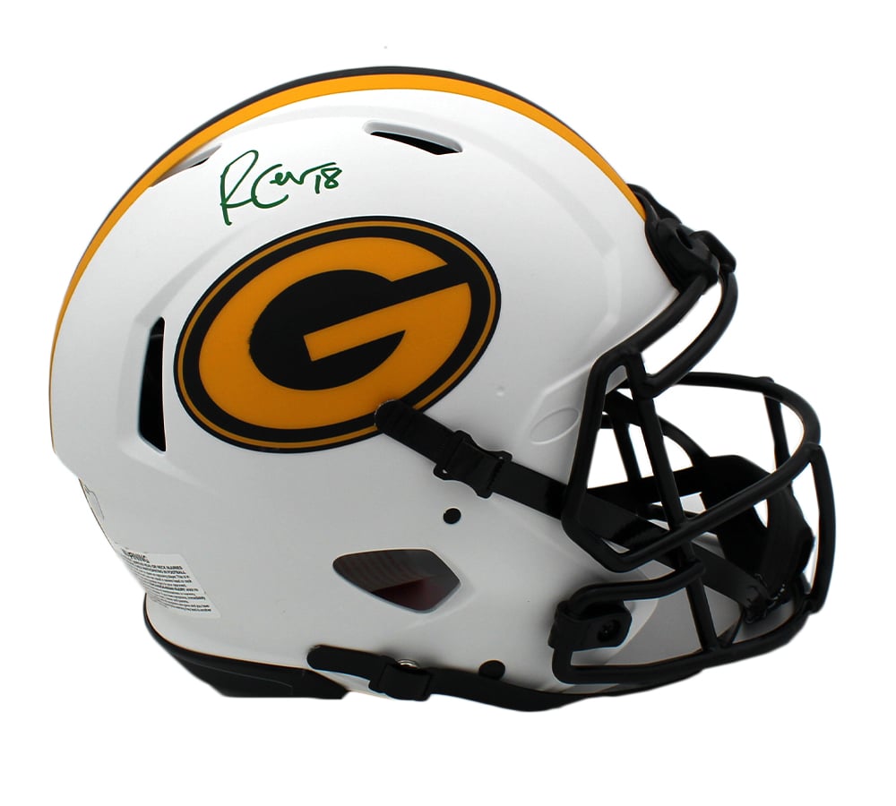 20045 Randall Cobb Signed Green Bay Packers Speed Authentic Lunar NFL Helmet