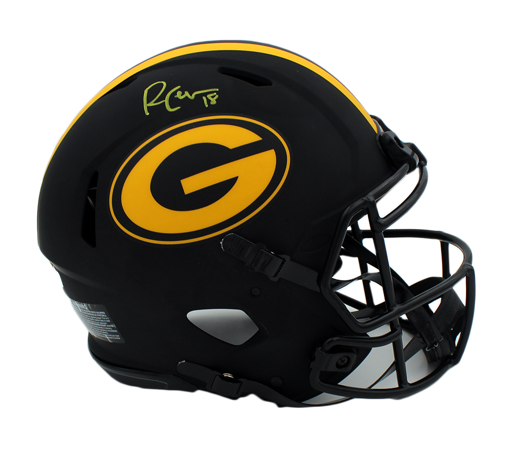 20046 Randall Cobb Signed Green Bay Packers Speed Authentic Eclipse NFL Helmet