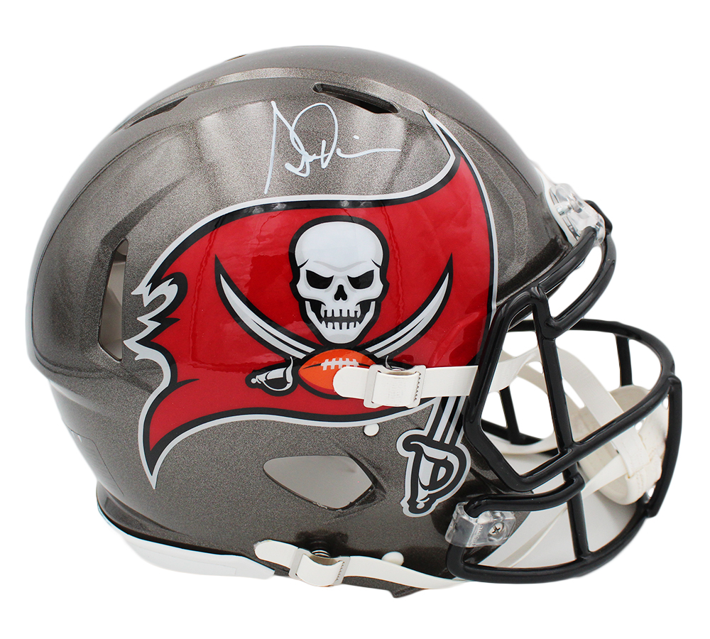 18168 Simeon Rice Signed Tampa Bay Buccaneers Speed Authentic NFL Helmet