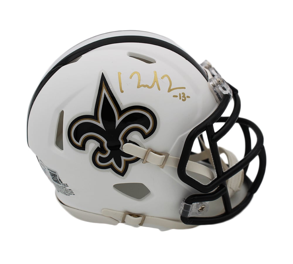 19328 Mike Thomas Signed Orleans Saints Speed NFL Mini Helmet, White Matte