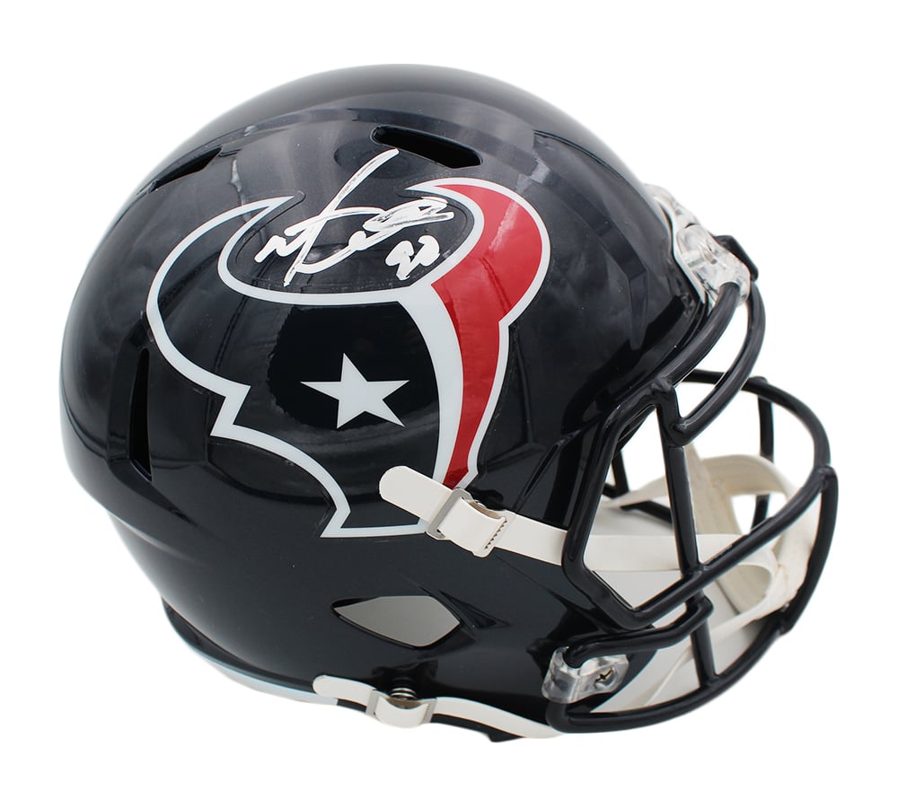 20466 Mario Williams Signed Houston Texans Speed Full Size NFL Helmet