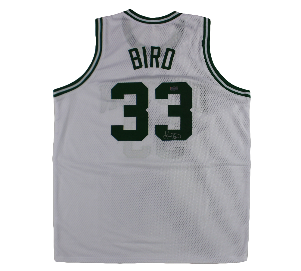 22300 Larry Bird Signed Boston Custom Jersey, White