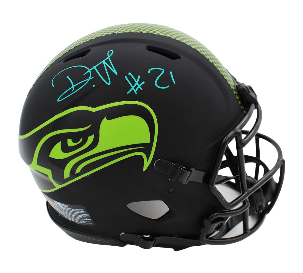 23967 Devon Witherspoon Signed Seattle Seahawks Speed Authentic Eclipse NFL Helmet
