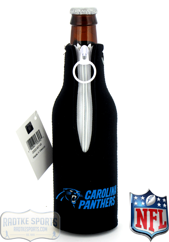 12 oz Carolina Panthers Officially Licensed Neoprene NFL Bottle Huggie