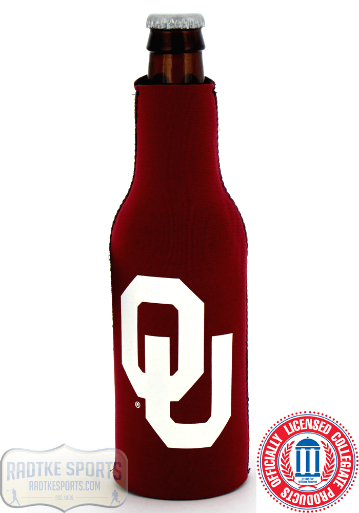 Picture of Radtke Sports 3407 12 oz Oklahoma Sooners Officially Licensed Neoprene Bottle Huggie