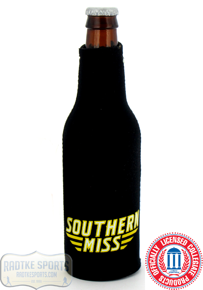 Picture of Radtke Sports 3410 12 oz USM Golden Eagles Officially Licensed Neoprene Bottle Huggie - Southern Miss