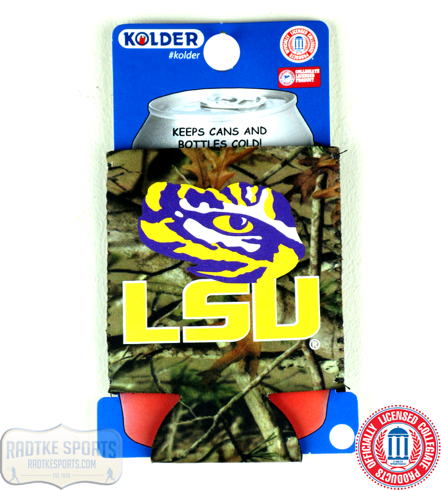 Picture of Radtke Sports 3419 12 oz LSU Tigers Officially Licensed Neoprene Can Huggie&#44; Camo