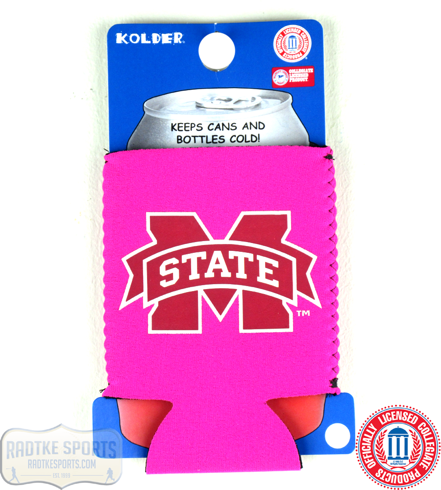 Picture of Radtke Sports 3421 12 oz Mississippi State Bulldogs Officially Licensed Neoprene Can Huggie&#44; Pink