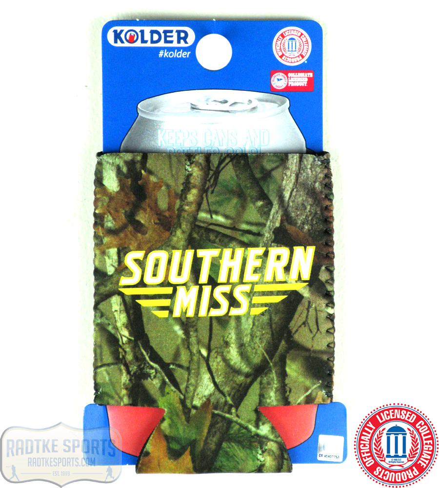 Picture of Radtke Sports 3427 12 oz USM Golden Eagles Officially Licensed Neoprene Can Huggie&#44; Camo - Southern Miss