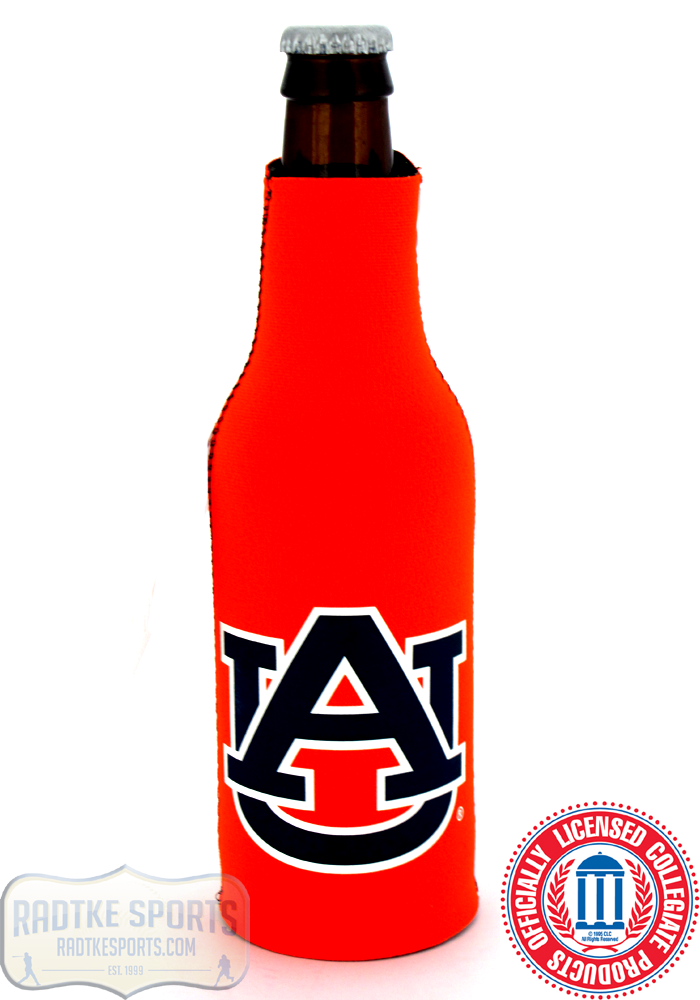 12 oz Auburn Tigers Officially Licensed Neoprene Bottle Huggie