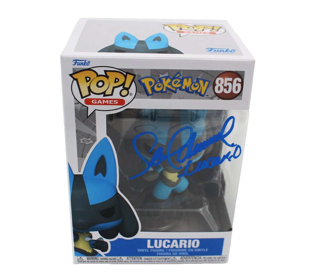 23817 Sean Schemmel Signed Lucario No.856 Pokemon Funko Pop Figure -  Radtke Sports