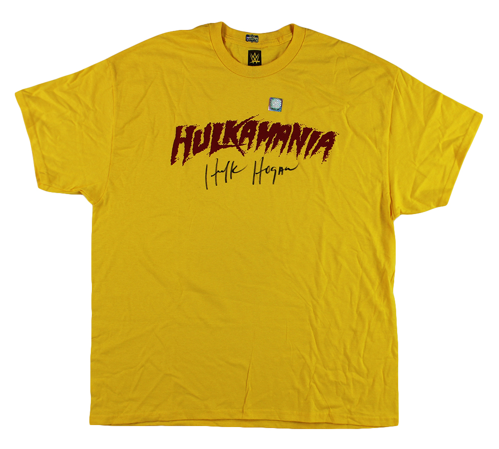 Picture of Radtke Sports 22769 Hulk Hogan Signed Officially Licensed Hulkamania Shirt