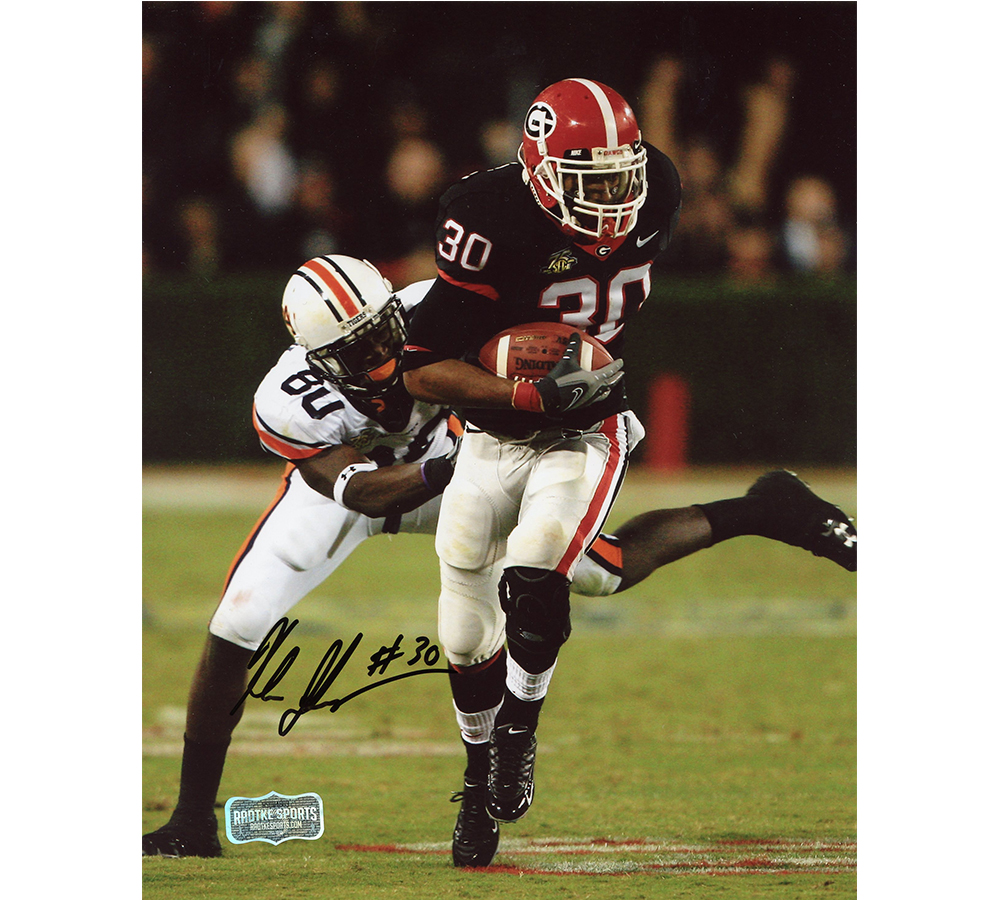 8154 8 x 10 in. Kelin Johnson Signed Georgia Bulldogs Unframed NCAA Photo -  Radtke Sports