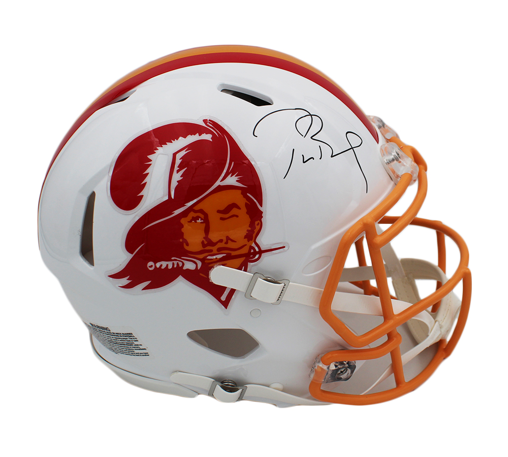 21291 Tom Brady Signed Tampa Bay Buccaneers Speed Authentic 1976-94 NFL Helmet -  Radtke Sports