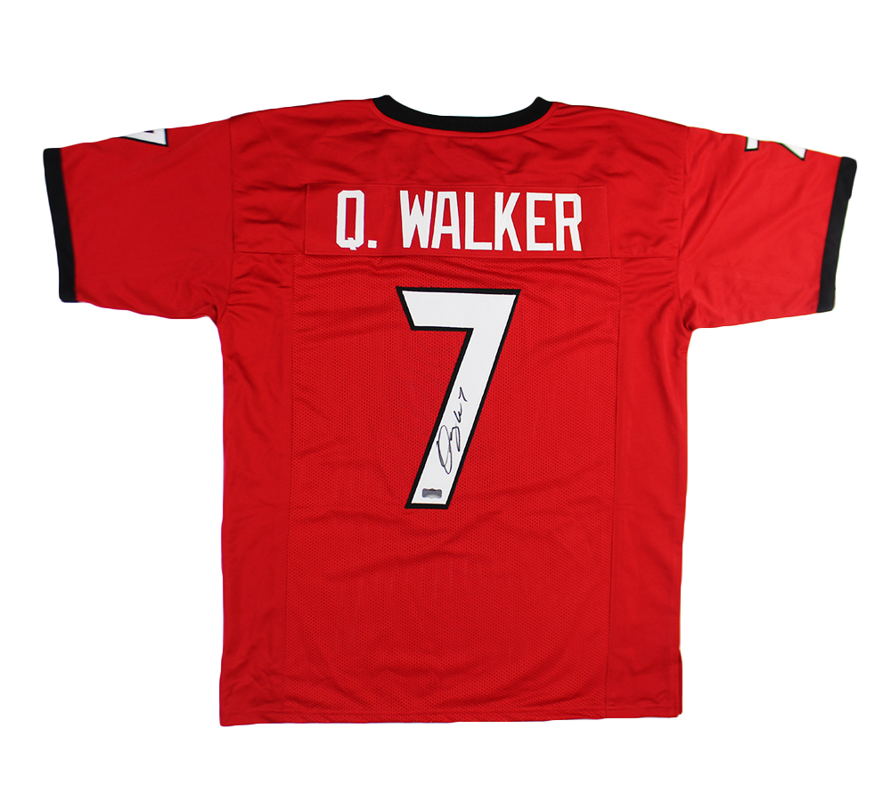 21485 Quay Walker Signed Georgia Custom Red Jersey