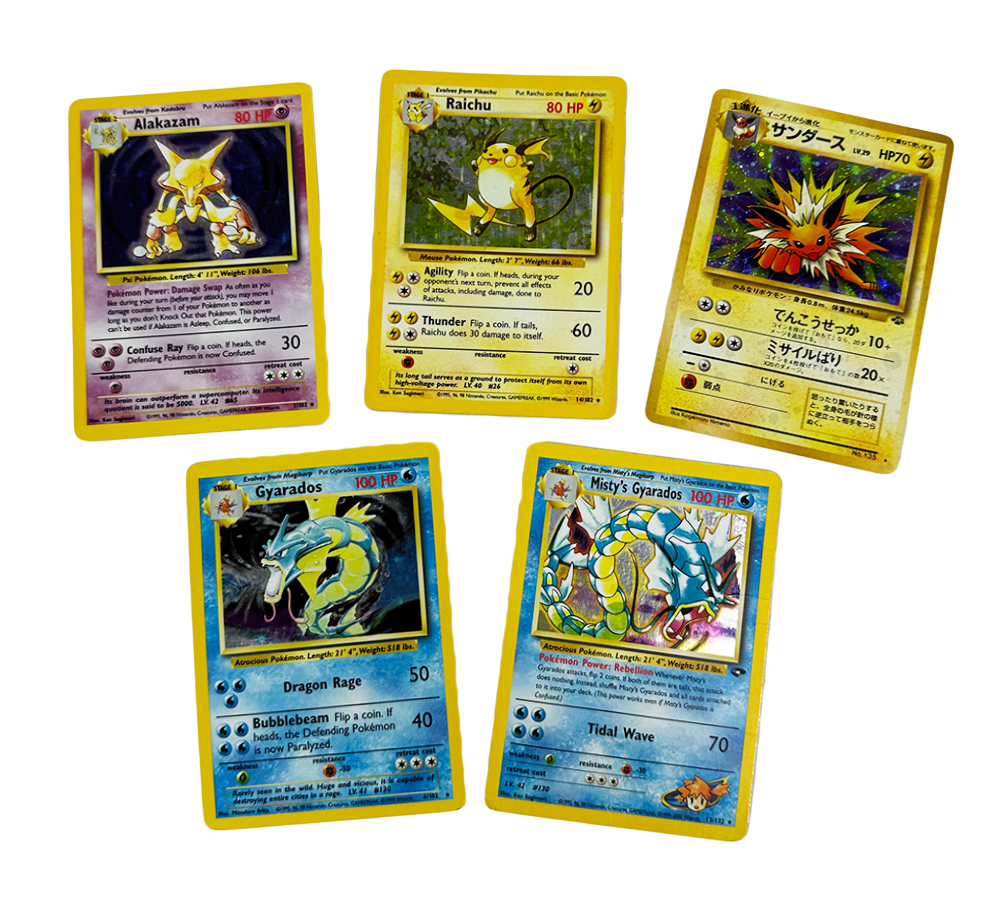 Picture of Radtke Sports 24221 Lot of 5 Various Unsigned Pokemon Cards