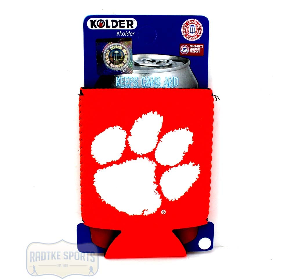 12 oz Clemson Tigers Officially Licensed Neoprene Can Huggie, Orange