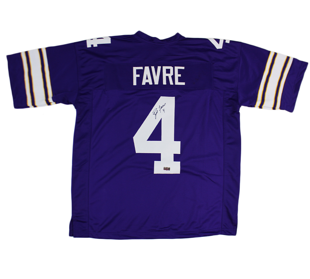 6783 Brett Favre Signed Minnesota Vikings Custom Purple Jersey -  Radtke Sports