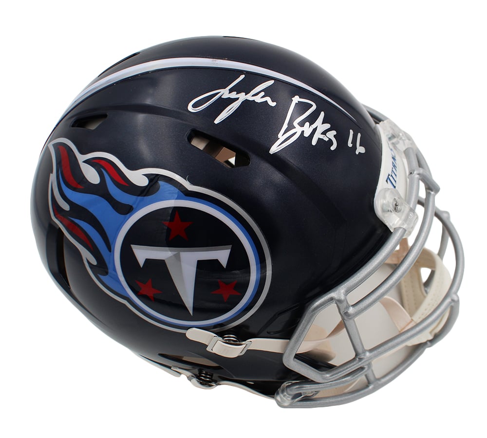 21377 Treylon Burks Signed Tennessee Titans Speed Authentic NFL Helmet